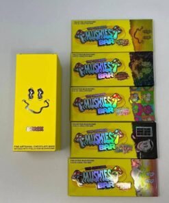 mushroom chocolate bar packaging