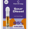 H4CBD Cartridge Sour Diesel 95 % H4CBD 1 ml