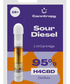 H4CBD Cartridge Sour Diesel 95 % H4CBD 1 ml