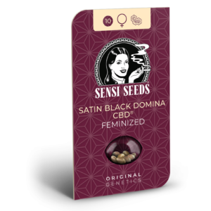 Sensi Seeds Cannabis Seeds Satin Black Domina CBD® Feminized